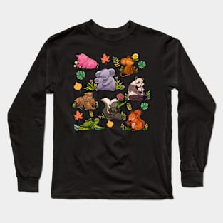 cute animal families Long Sleeve T-Shirt